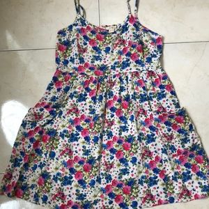 Forever 21 Floral Multi. Colored Dress
